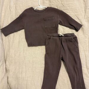 Zara Kids Brown Matching Set